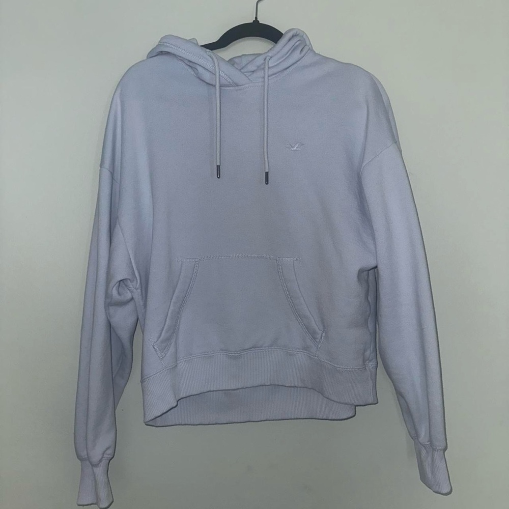 BABY BLUE HOLLISTER HOODIE